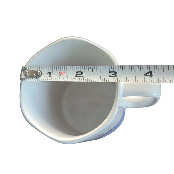 Vintage Hexagon Seashore Ships Ceramic Stoneware Coffee Mug Made in Japan - Picture 7 of 7